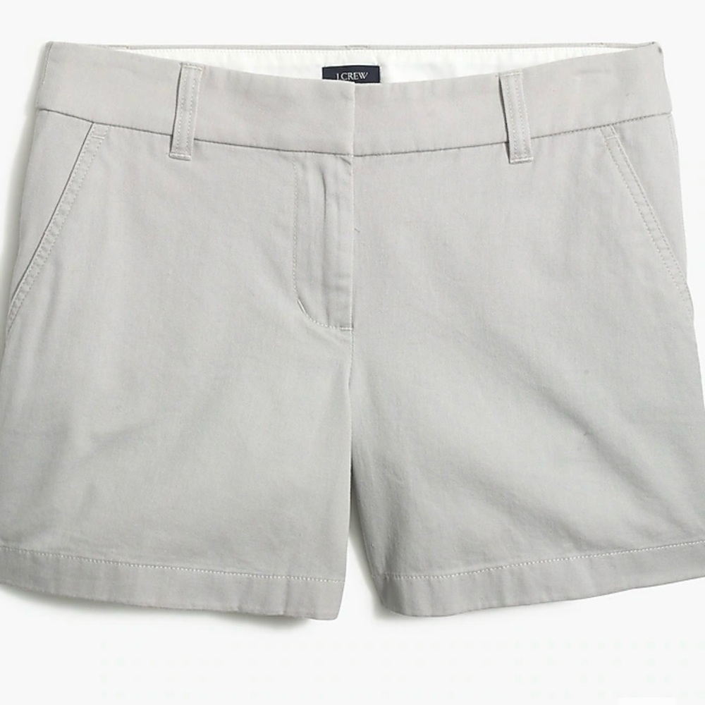 *NWT!* J. Crew “Oyster Grey” 3 1/2” Chino Shorts